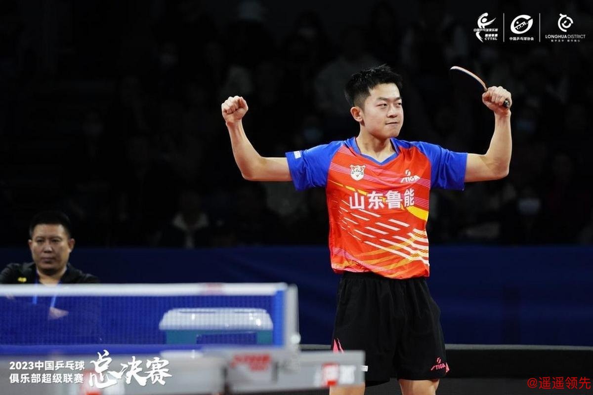 乒超马龙赢球袁励岑2分 山东鲁能3-1战胜魏桥夺冠